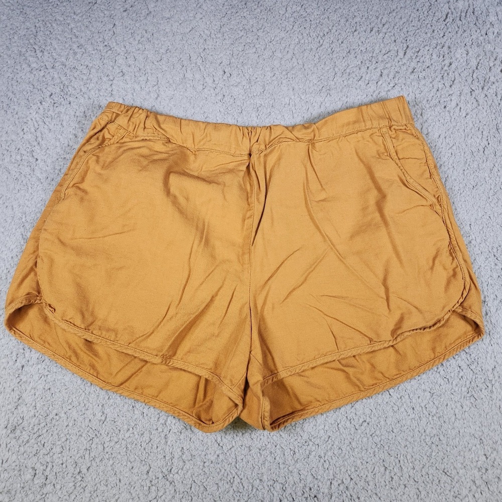 Madewell Pull-On Granola Crunchy Girl Gorpcore Shorts Fresh Cider Orange Large